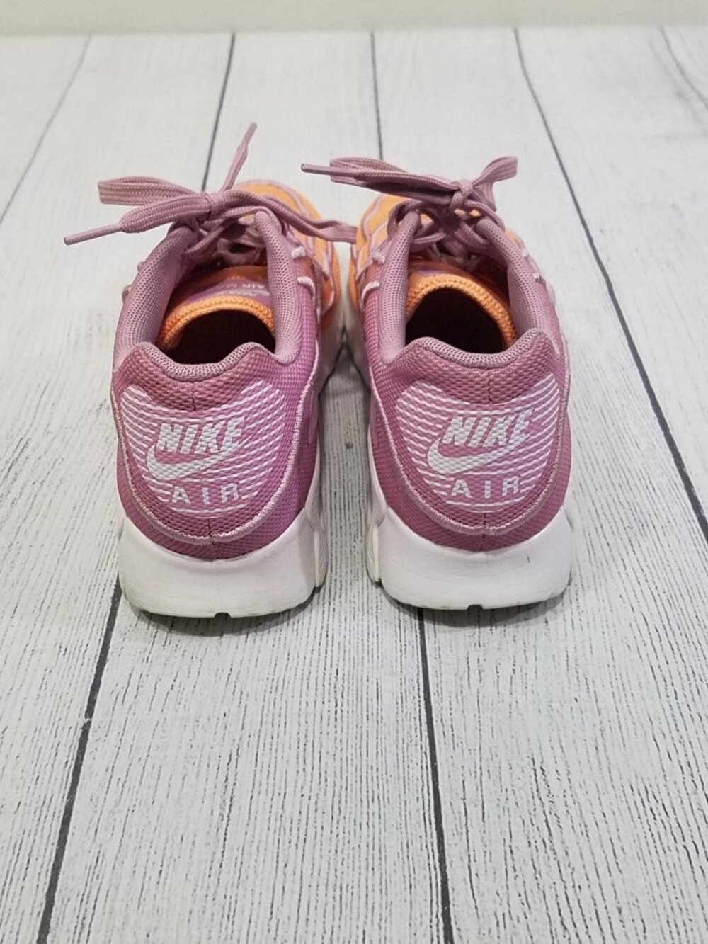 Nike Air Max 90 Ultra 2.0 Sneakers Womens Size 8 Sunset Glow-Orchid 917523-800 - Picture 4 of 8